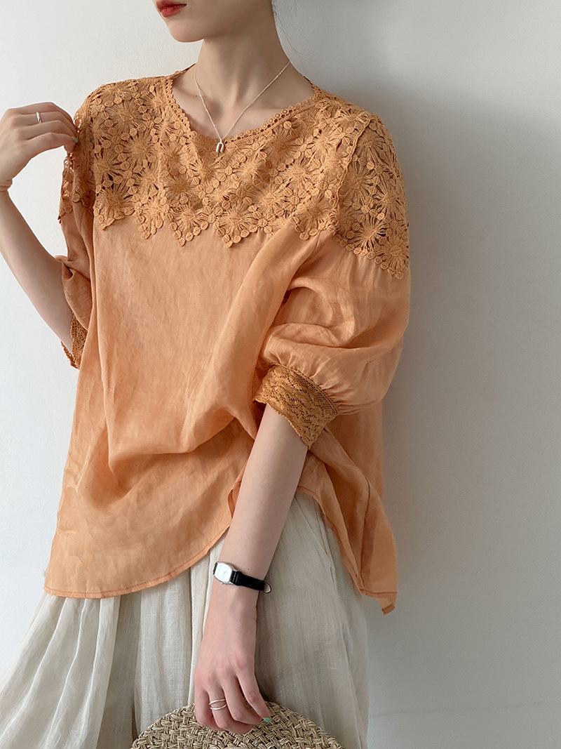 Women'S Fashion For Summer 2026 - بلوزات نسائية صيفية 2026 من الكتان