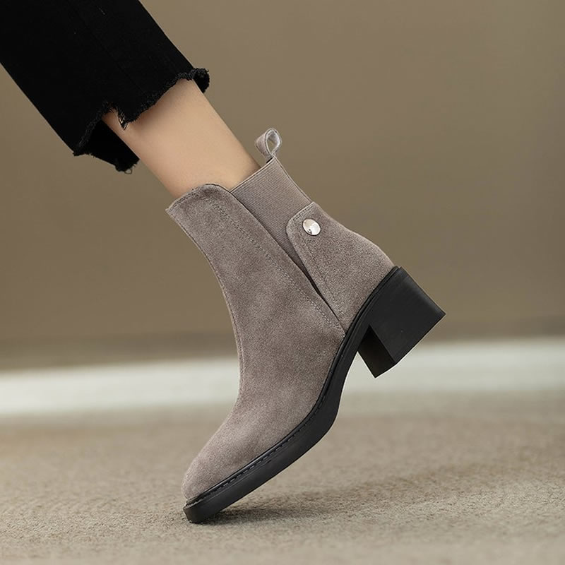 Women'S Fashion Trends Autumn 2025 - الجلد المدبوغ النساء مكتنزة حذاء من