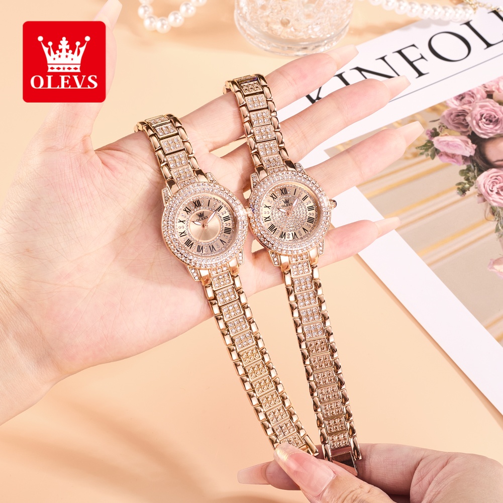 ساعات OLEVS الفاخرة للسيدات بم - مراجعة Women'S Fashion Quartz Watch وسعره