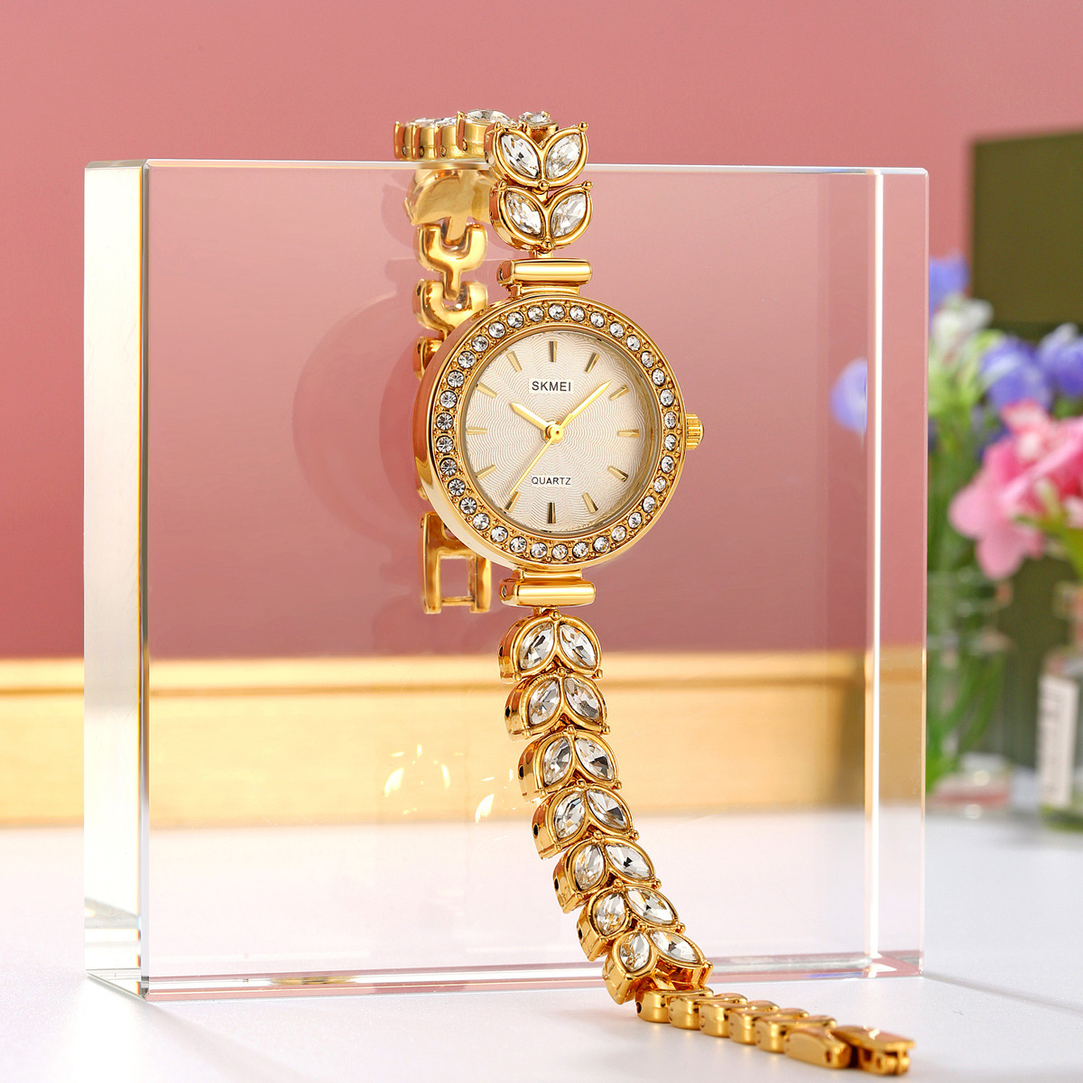 ساعات يد نسائية كوارتز ماسية 2 - مراجعة Women'S Fashion Quartz Watch وسعره