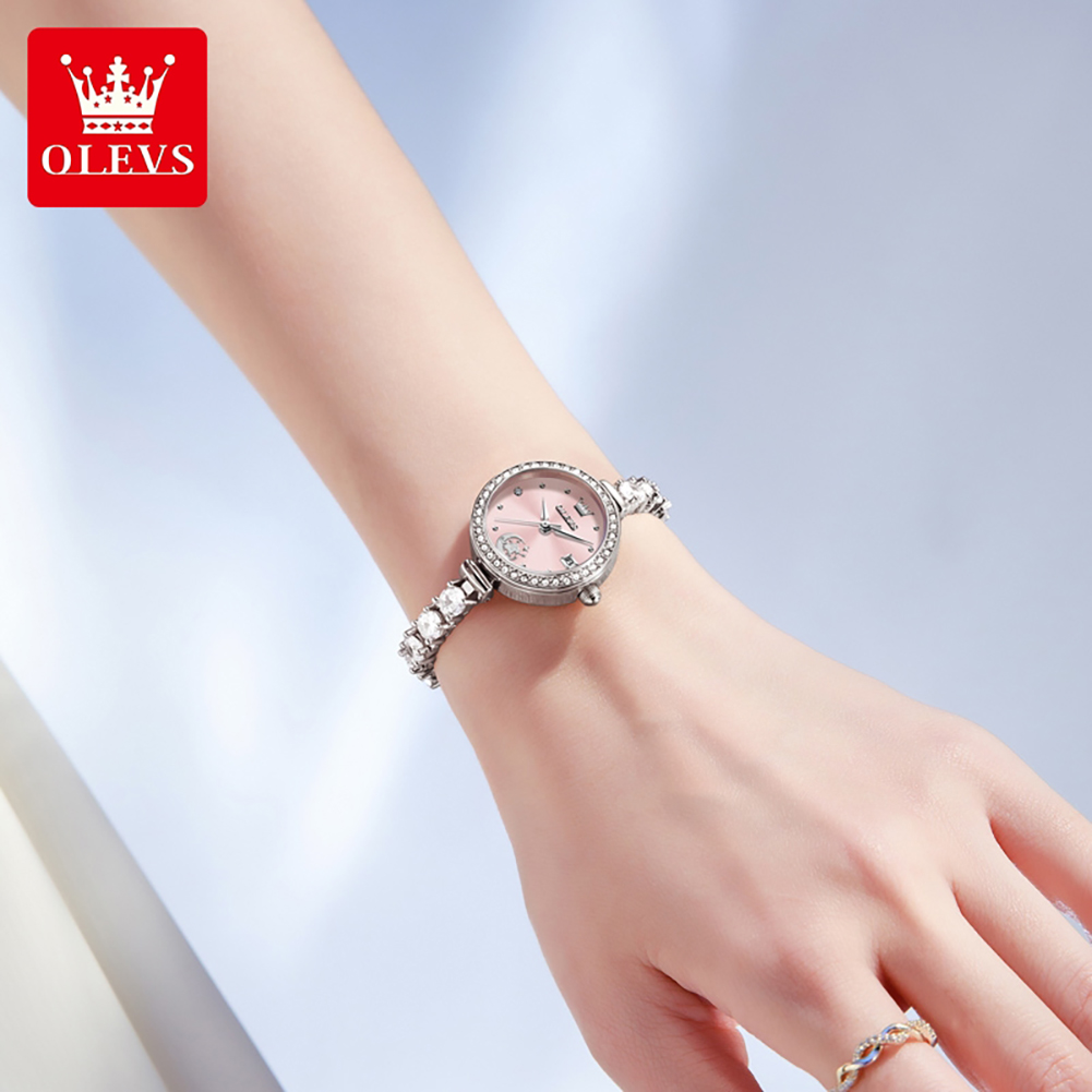 ساعة OLEVS 2998 أصلية للنساء م - مراجعة Women'S Fashion Quartz Watch وسعره