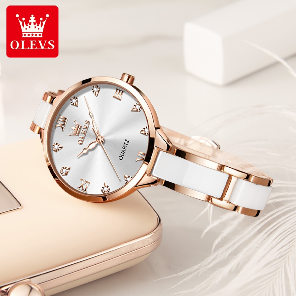 OLEVS 5872 ساعات نسائية كوارتز - مراجعة Women'S Fashion Quartz Watch وسعره