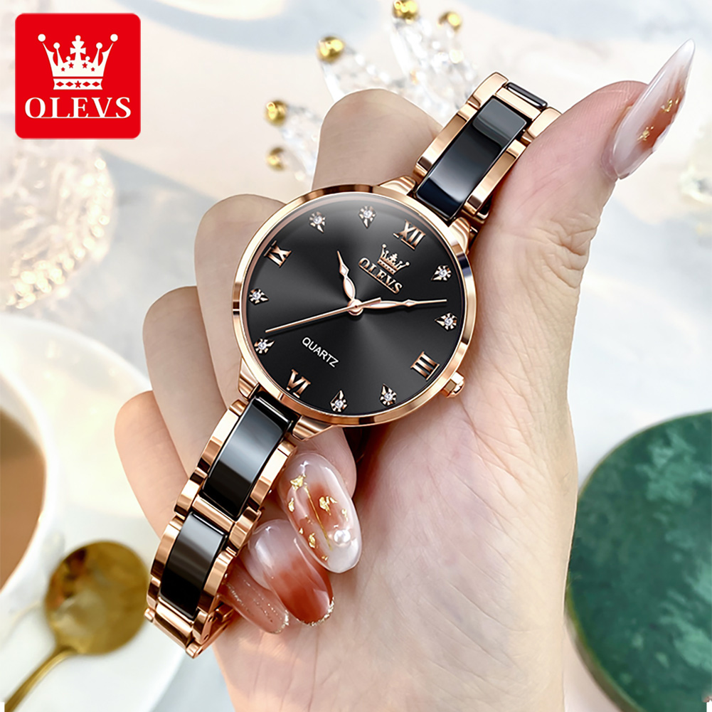OLEVS 5872 ساعات نسائية كوارتز - مراجعة Women'S Fashion Quartz Watch وسعره