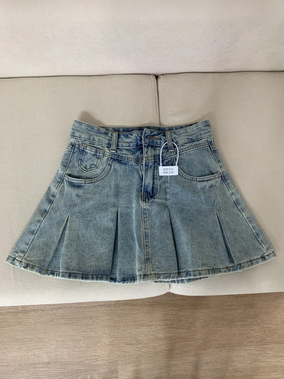 تنورة جينز نسائية عالية الخصر  - مراجعة Women Fashion Jeans وسعره