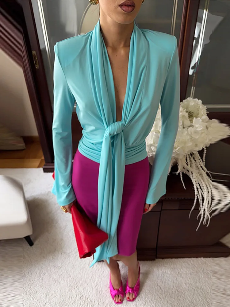 فستان نسائي أنيق بياقة وشاح مط - مراجعة Women'S Fashion For Summer 2026 وسعره