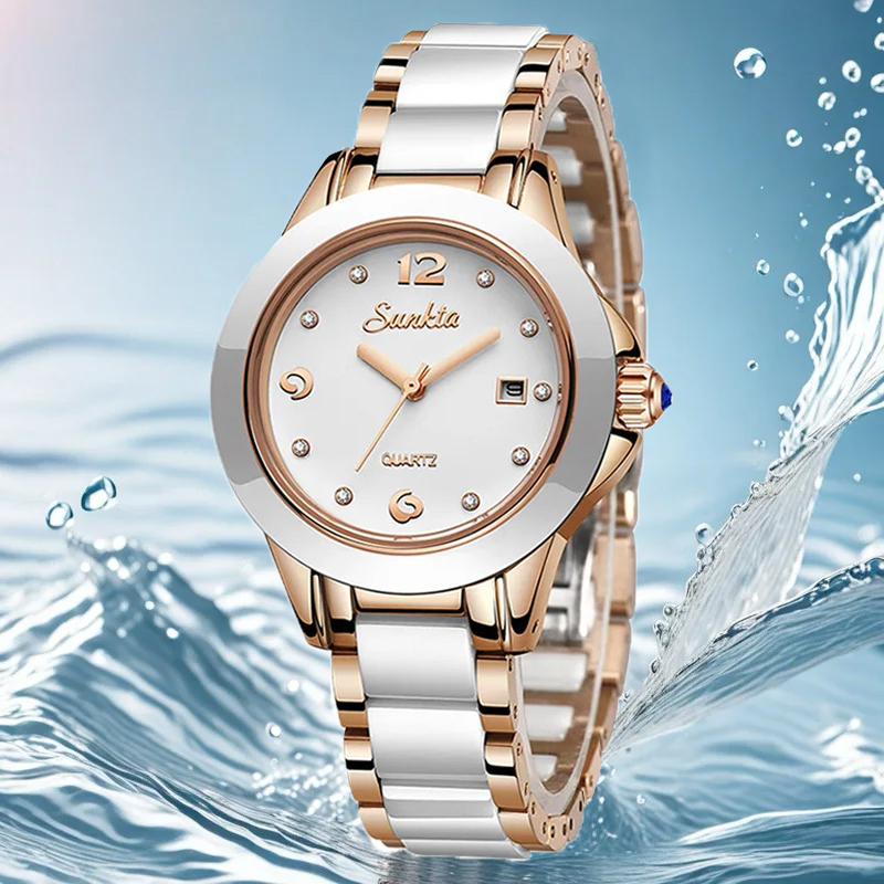 ساعة Sunkta كاجوال كوارتز نسائ - مراجعة Women'S Fashion Quartz Watch وسعره