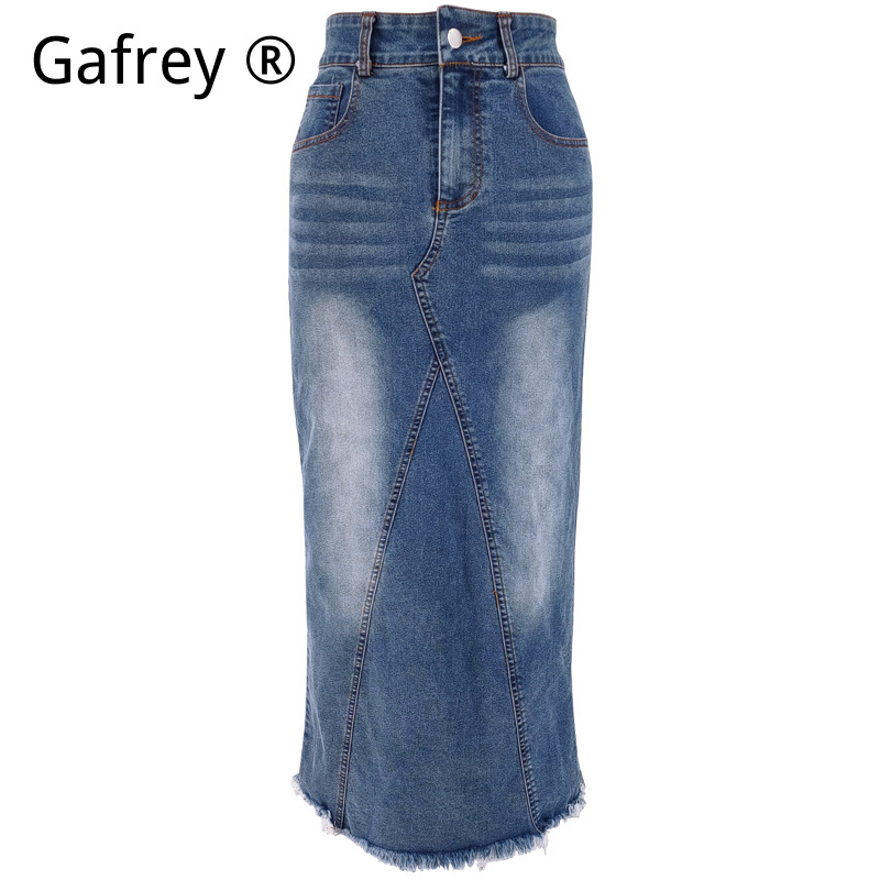 تنورة جينز نسائية ميدي بخصر عا - مراجعة Women Fashion Jeans وسعره