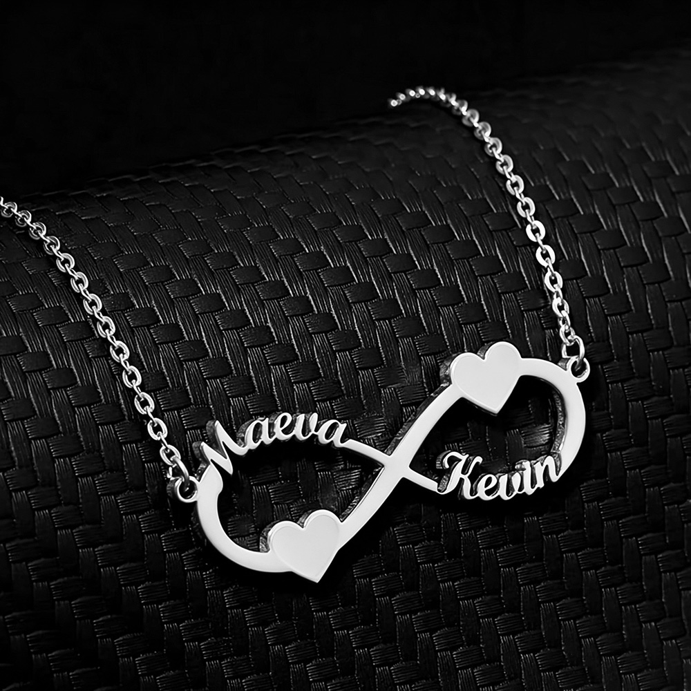 قلادة مخصصة بالاسم مع قلادة عل - مراجعة Women Fashion Names وسعره