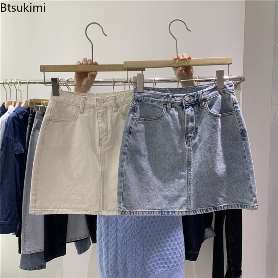 تنورة جينز قصيرة جديدة للنساء  - مراجعة Women Fashion Jeans وسعره