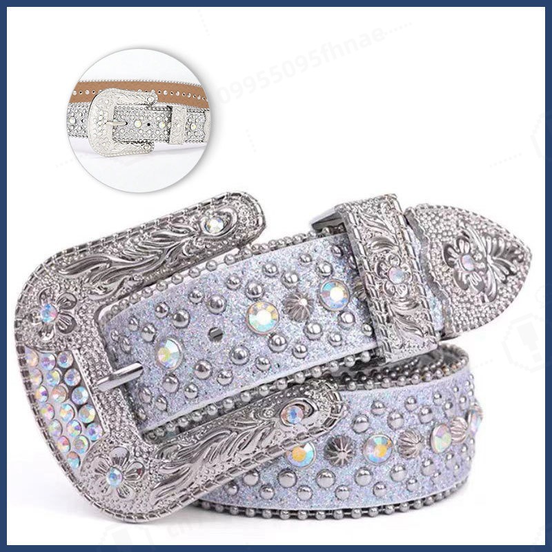 حزام نسائي مرصع بالأحجار الكري - مراجعة Women Fashion Jeans وسعره