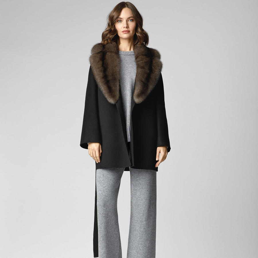 معطف فرو ثعلب طبيعي بياقة قابل - مراجعة Women'S Fashion Bomber Jacket وسعره