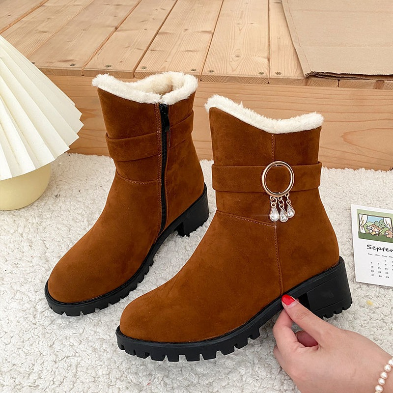 كبير أحمر نصف عالية الجلد المد - مراجعة Women'S Fashion Trends Autumn 2025 وسعره