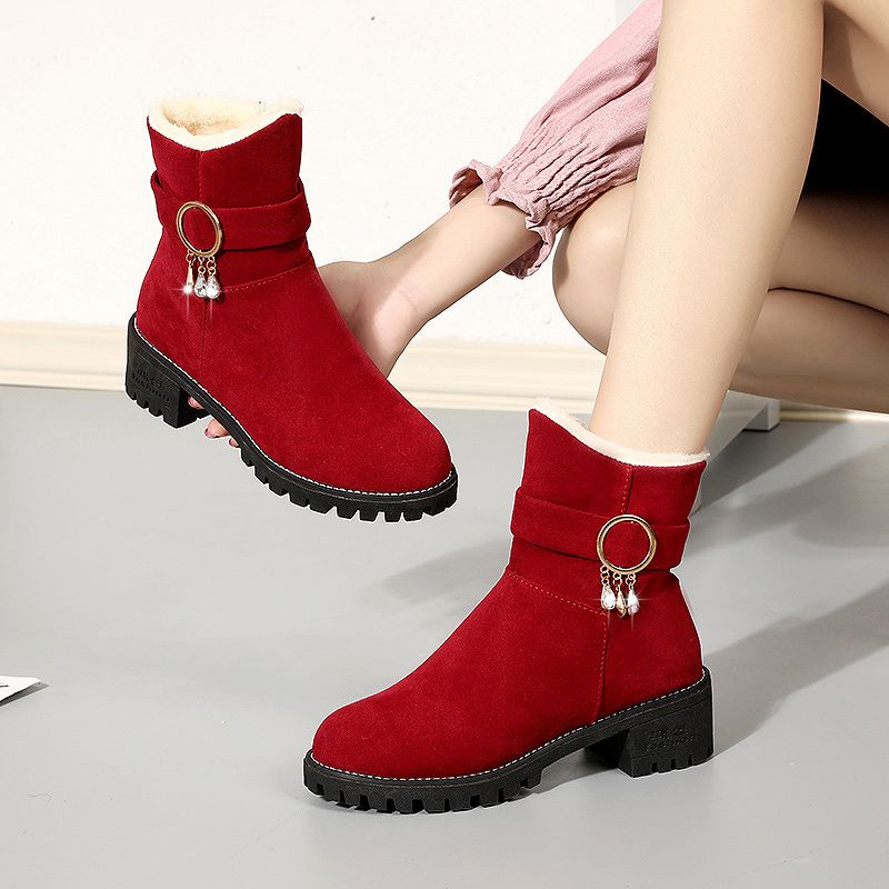 كبير أحمر نصف عالية الجلد المد - مراجعة Women'S Fashion Trends Autumn 2025 وسعره