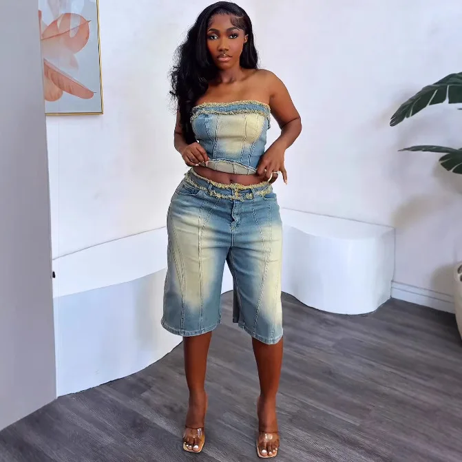 بدلات الدنيم النسائية الأوروبي - مراجعة Women Fashion Jeans وسعره