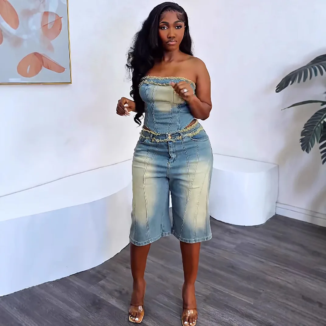 بدلات الدنيم النسائية الأوروبي - مراجعة Women Fashion Jeans وسعره