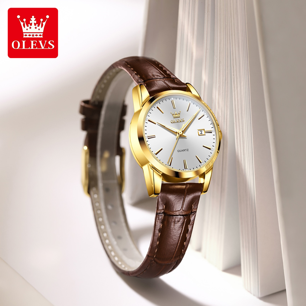 ساعة OLEVS 6898 للنساء، ساعة ك - مراجعة Women'S Fashion Quartz Watch وسعره