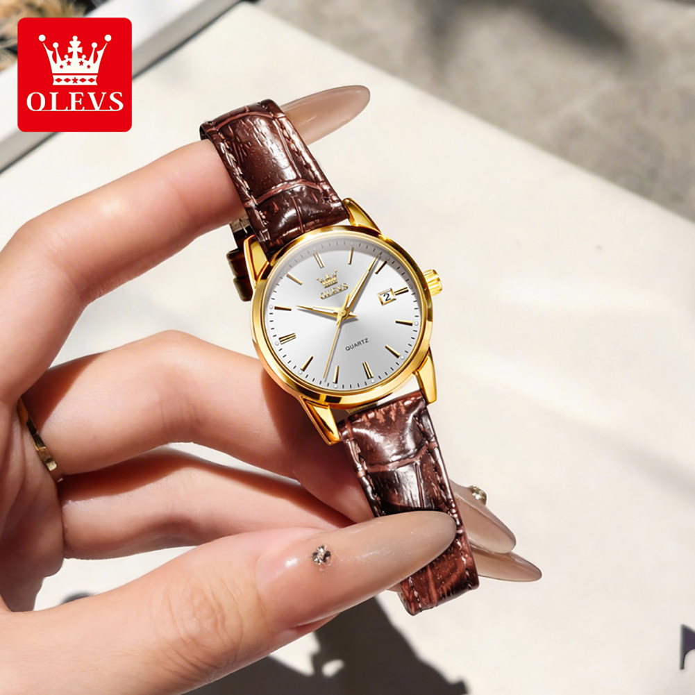 ساعة OLEVS 6898 للنساء، ساعة ك - مراجعة Women'S Fashion Quartz Watch وسعره